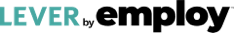 Lever Employ Logo Horizontal Turquoise Black